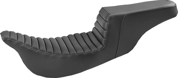 SADDLEMEN Step-Up Seat - Extended Reach - Full Lattice Stitch - Black - Fl 08-24 - 08011289