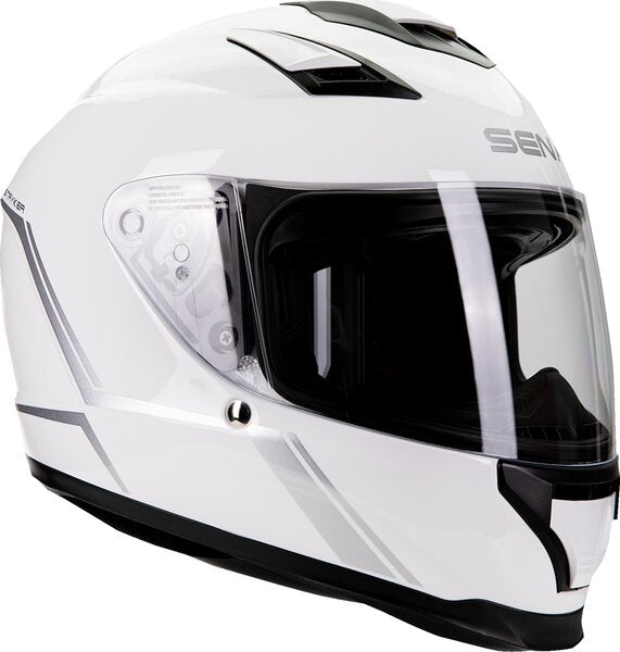 SENA Stryker Helmet - Glossy White - Medium