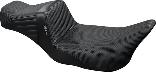 LE PERA Tailwhip Daddy Long Legs Seat - Pleated - Black - Touring 08-23 - 08011439
