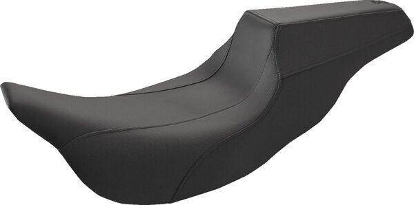 SADDLEMEN Fxr Division Signature Series Seat - Black W/ Perforated Inserts - Flh/Flt 23-24 - 08011960