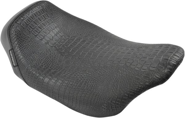 LE PERA Bare Bones Solo Seat - Diamond Stitch - Black - Softail 18-23 - 08021355