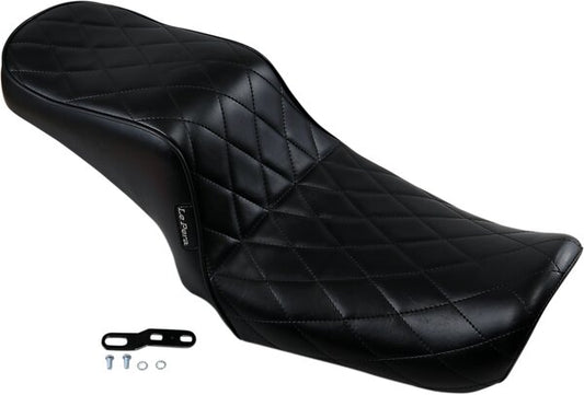 LE PERA Cherokee Seat - Diamond Pleated - Black - Fxdwg 96-03 - 08030537