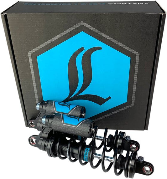 LEGEND SUSPENSION Revo Arc Piggyback Shocks - 13Inch - Heavy Duty - Clear - 99-17 Dyna - 13101939