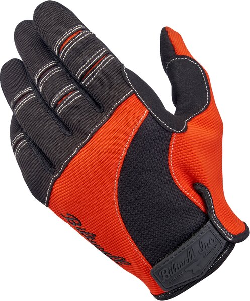 BILTWELL Moto Gloves - Orange/Black - XL