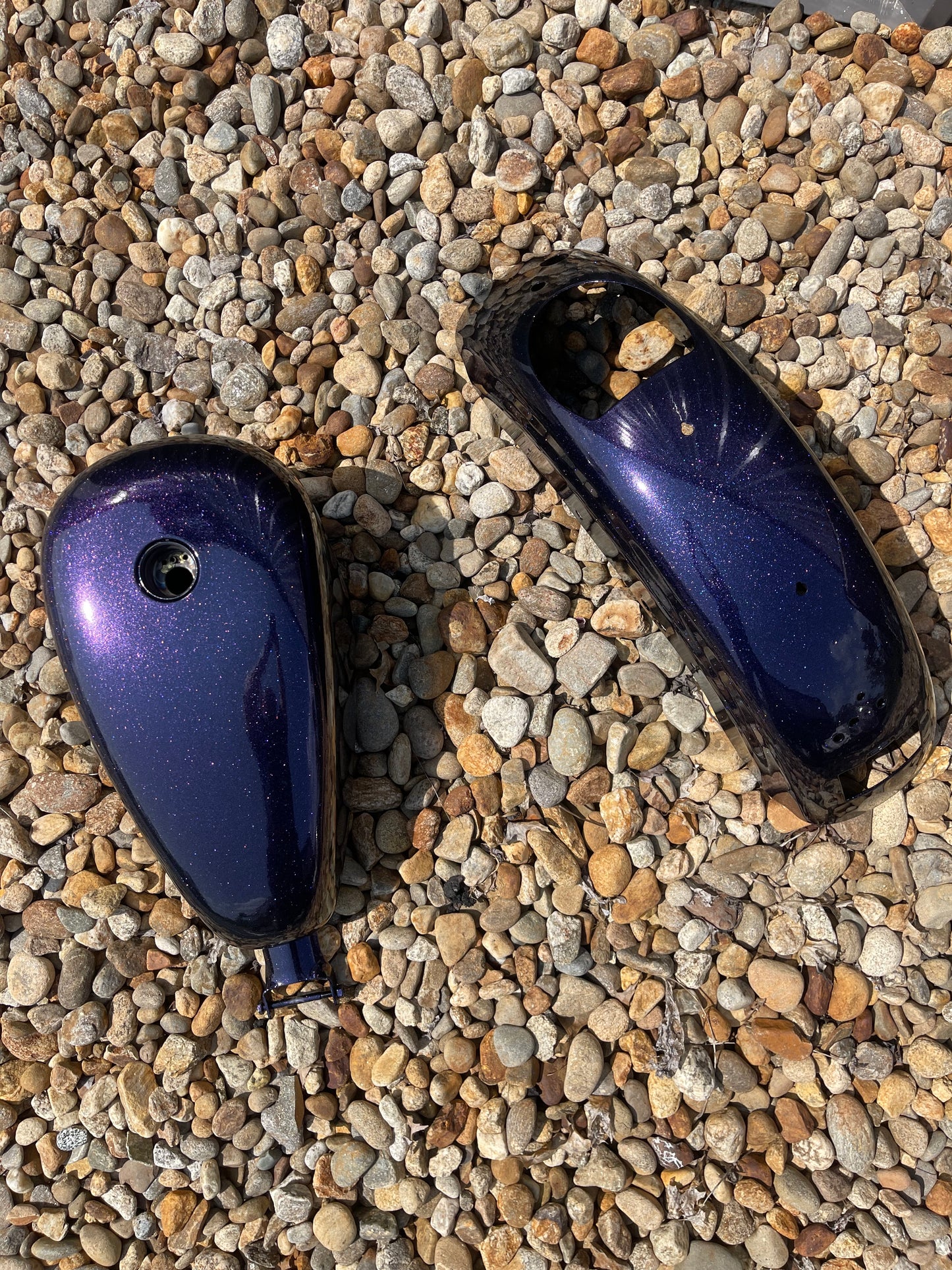 Powder coated tin sets