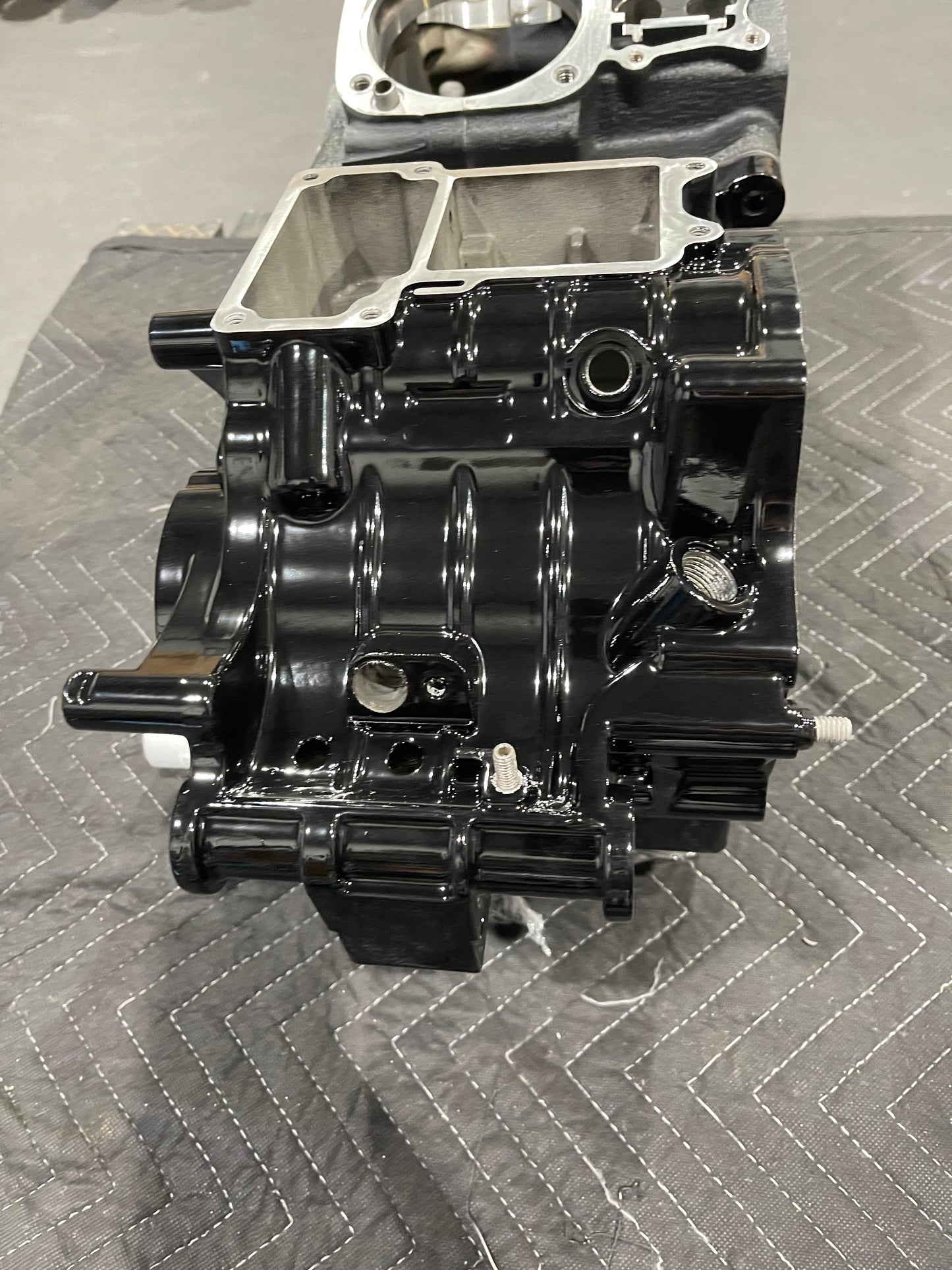 Engine and transmission cases.