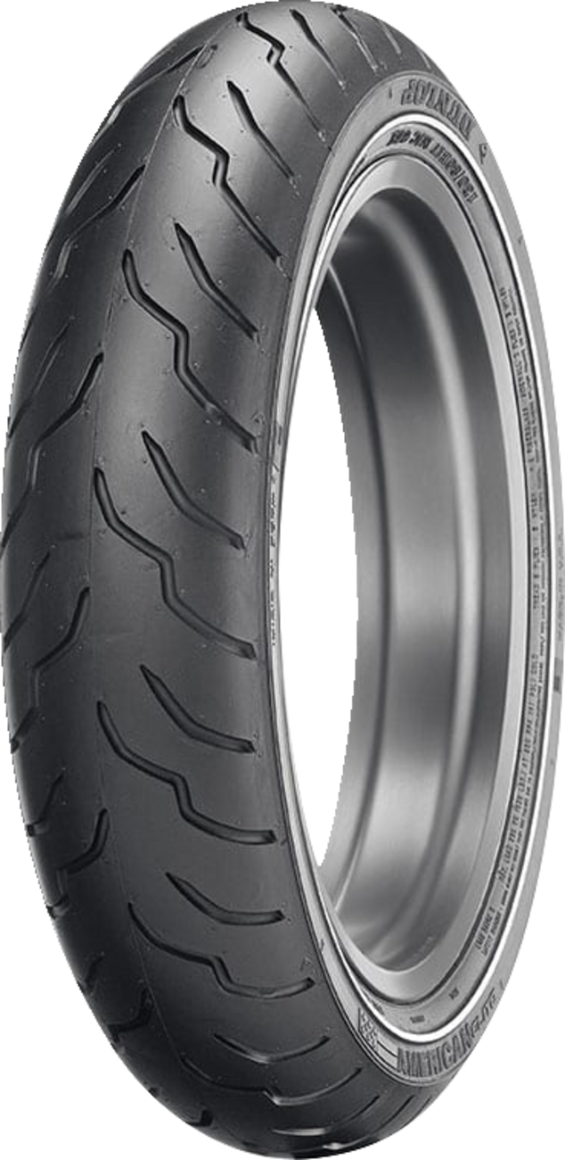 DUNLOP American Elite Tire - Tire - American Elite - Front - 130/80B17 - Narrow Whitewall - 65H