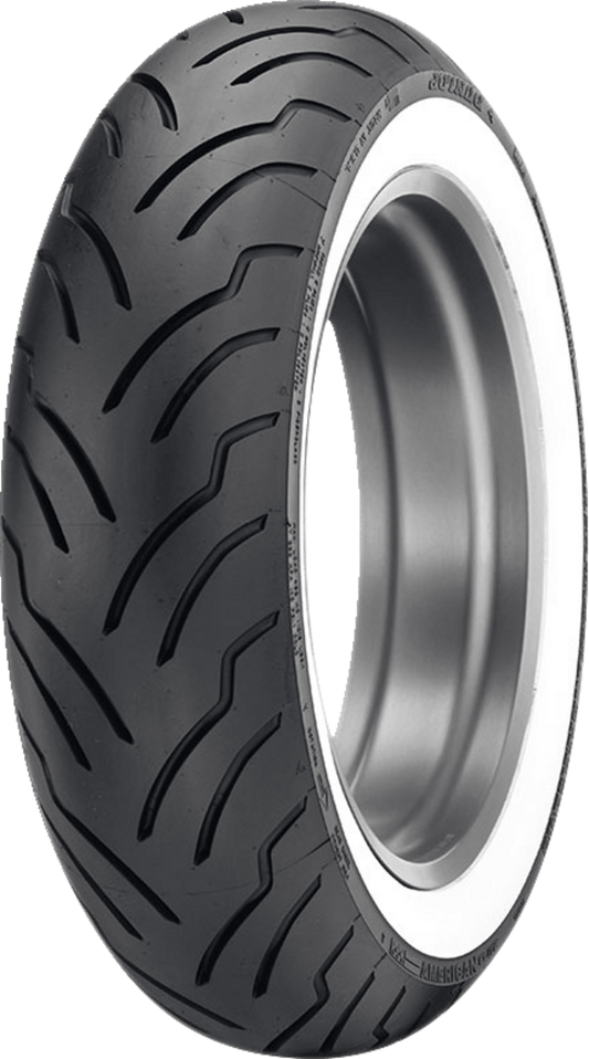 DUNLOP American Elite Tire - Tire - American Elite - Rear - MT90B16 - Wide Whitewall - 74H