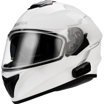 SENA OutForce Helmet - Glossy White - Medium